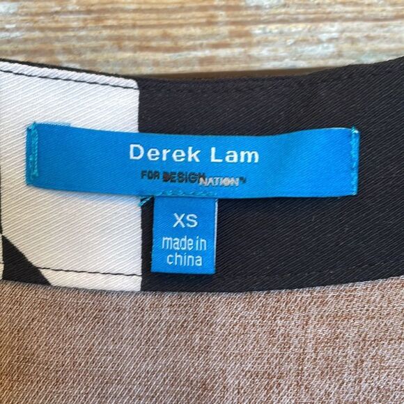 Derek Lam Geometric Print Skirt Size XS - Picture 3 of 3